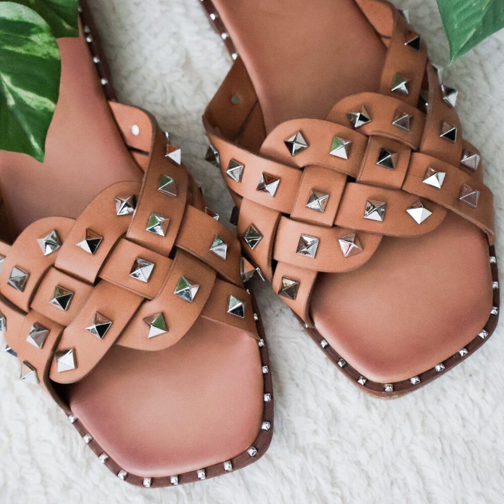 Studded Sandals